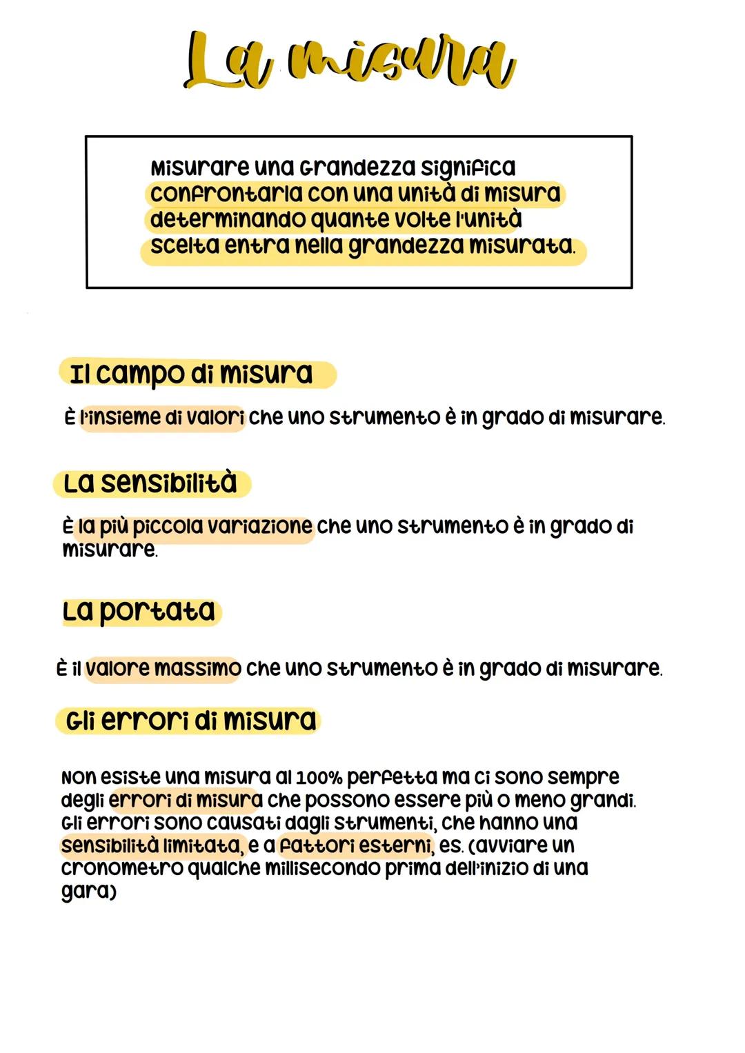 La misura