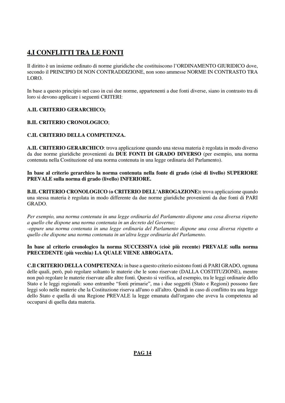 DISPENSE DI DIRITTO
➤ I TIPI DI FONTI
SCHEDA N.2
MODULO 1- UNITA'2 DEL LIBRO (da pag.26 a pag.37)
LE FONTI NORMATIVE E L'EFFICACIA DELLE LEG