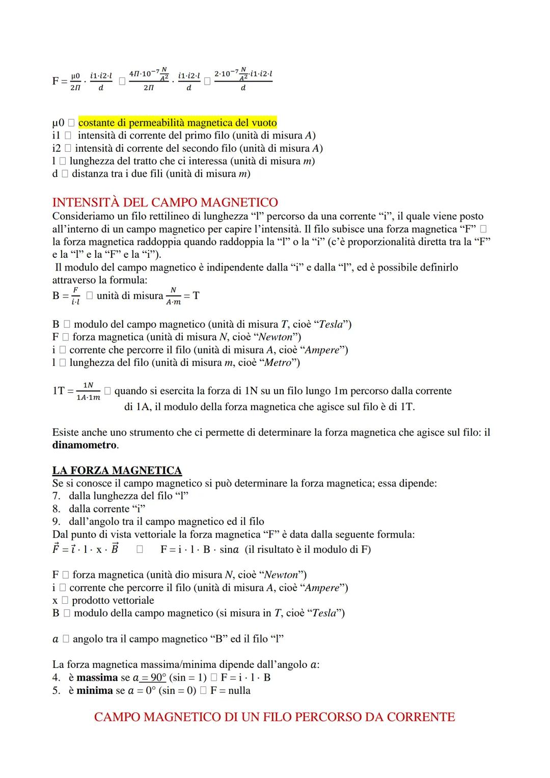CAPITOLO 6
IL CAMPO MAGNETICO
Fin dall'antica Grecia erano note le proprietà di un minerale del ferro, la magnetite, in grado di
attrarre pi