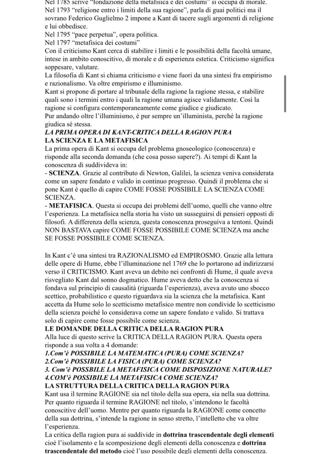 KANT (sofia)
Kant è uno dei filosofi più importanti, tanto da influenzare i filosofi successivi, che
non possono essere capiti se non si con