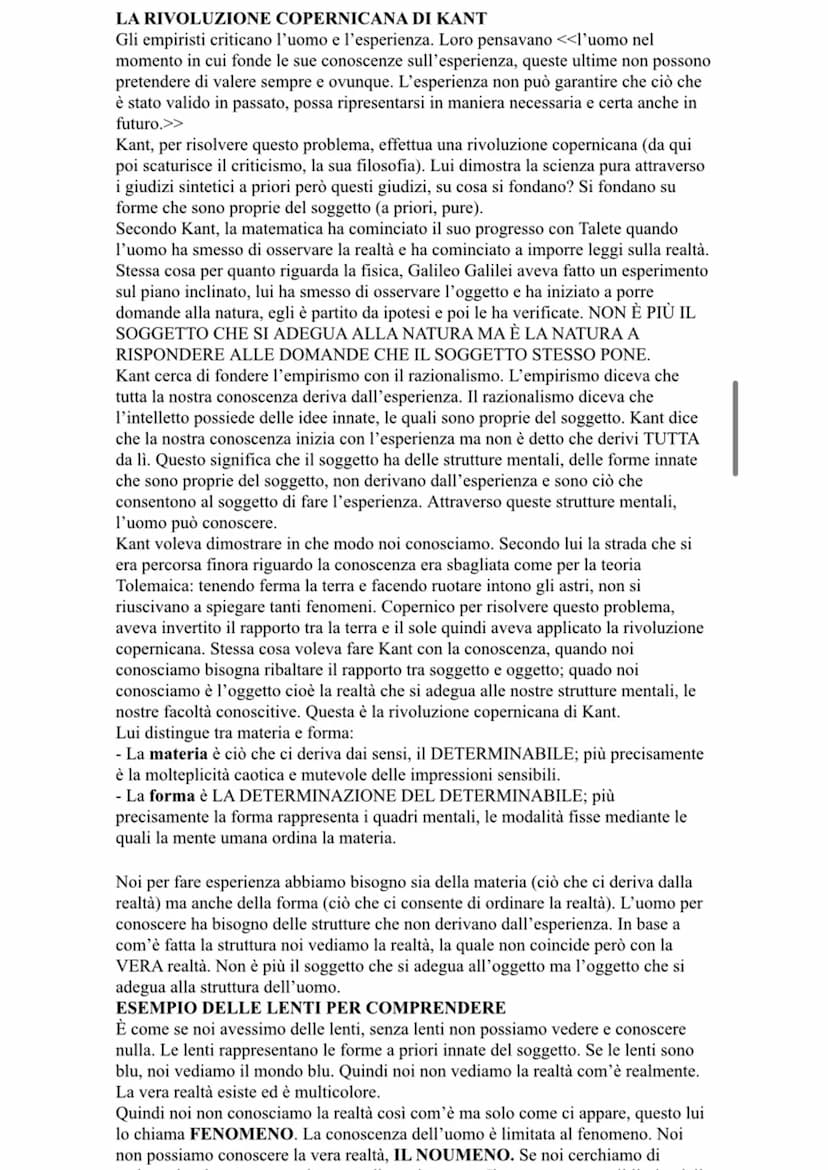 KANT (sofia)
Kant è uno dei filosofi più importanti, tanto da influenzare i filosofi successivi, che
non possono essere capiti se non si con