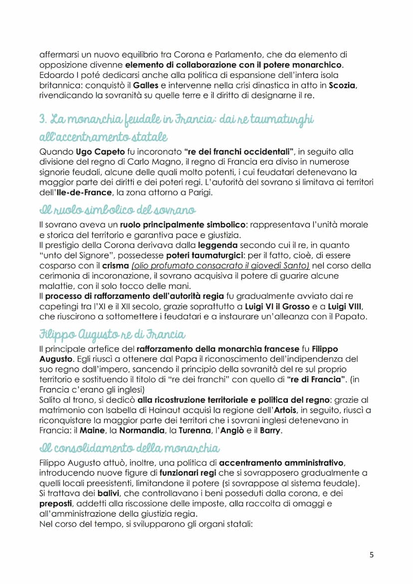 poteri e istituzioni in Europa
(XI-XIII secolo)
1. I tratti comuni degli Stati monarchici nel Xbbl secolo
Tra XI e XIII secolo, il rafforzam