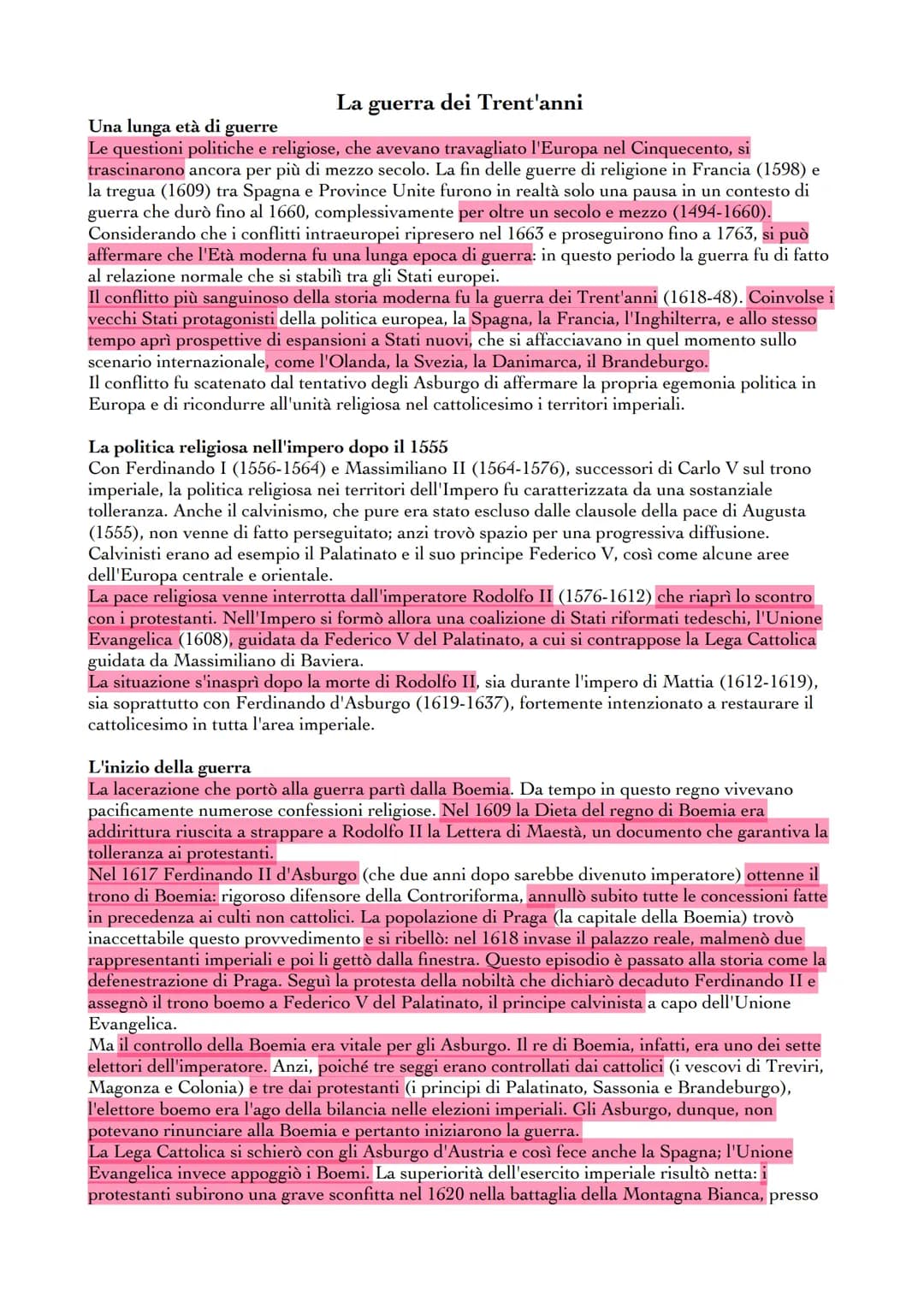 
<h2 id="introduzione">Introduzione</h2>
<p>La Guerra dei Trent'anni è stata uno dei conflitti più sanguinosi della storia moderna, durato d