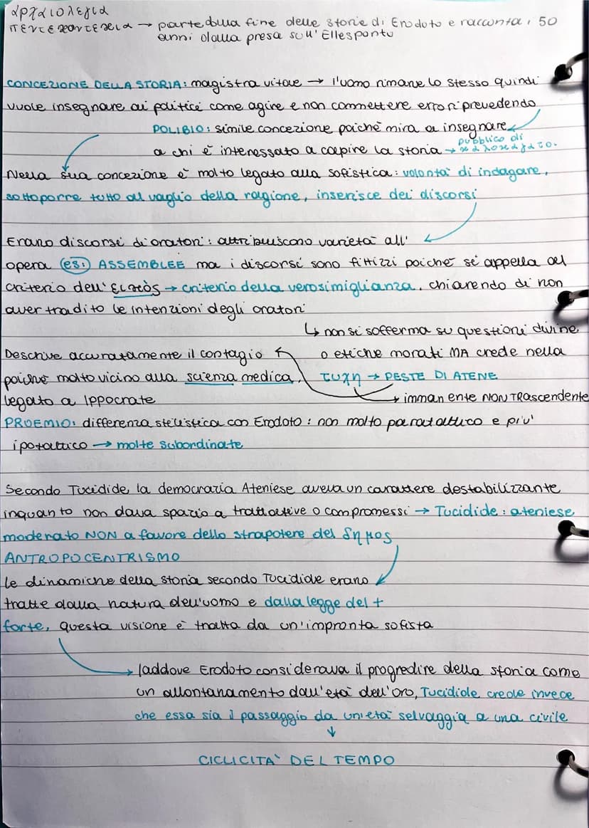 TUCIDIDE: Storico della guerra del Peloponneso e si ferma al kill α.C
(la seconda parte viene trattata da Senofonte)
Stile elli Hico:
LA VIT