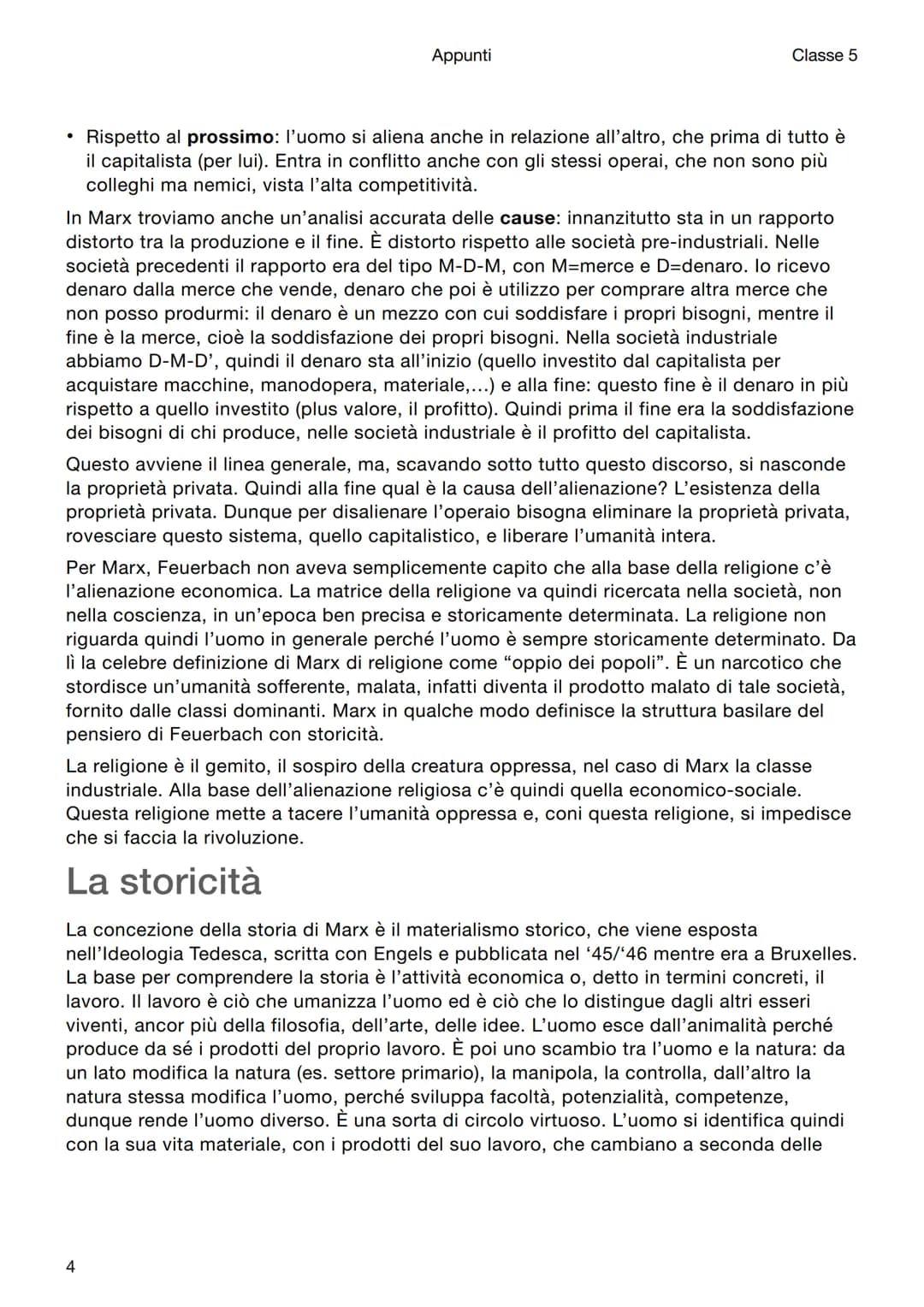 Filosofia
Marx
Appunti
Classe 5
Introduzione
Karl Marx è uno dei pensatori che più influenzerà il '900 dando origine al Marxismo. È
importan