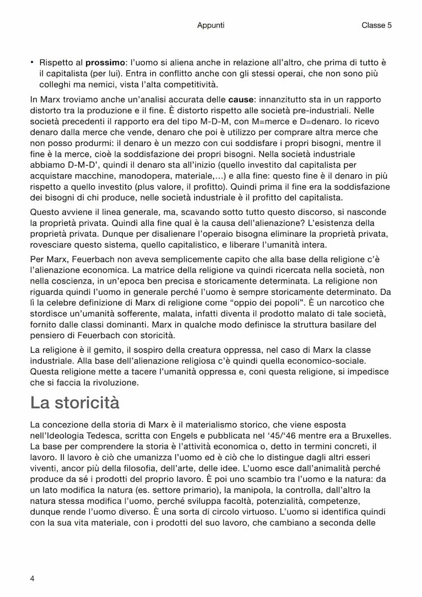 Filosofia
Marx
Appunti
Classe 5
Introduzione
Karl Marx è uno dei pensatori che più influenzerà il '900 dando origine al Marxismo. È
importan