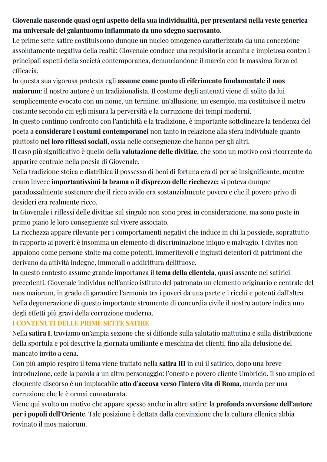 Latino
Giovenale
LA VITA E LA CRONOLOGIA DELLE OPERE
Giovenale nacque quasi sicuramente ad Aquino, nel Lazio meridionale. La data di nascita