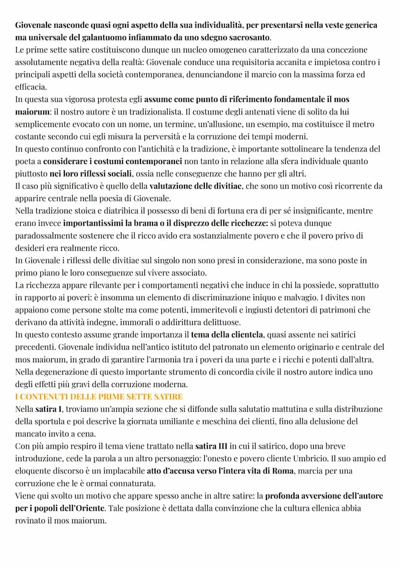 Latino
Giovenale
LA VITA E LA CRONOLOGIA DELLE OPERE
Giovenale nacque quasi sicuramente ad Aquino, nel Lazio meridionale. La data di nascita