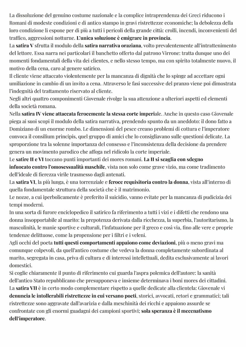 Latino
Giovenale
LA VITA E LA CRONOLOGIA DELLE OPERE
Giovenale nacque quasi sicuramente ad Aquino, nel Lazio meridionale. La data di nascita