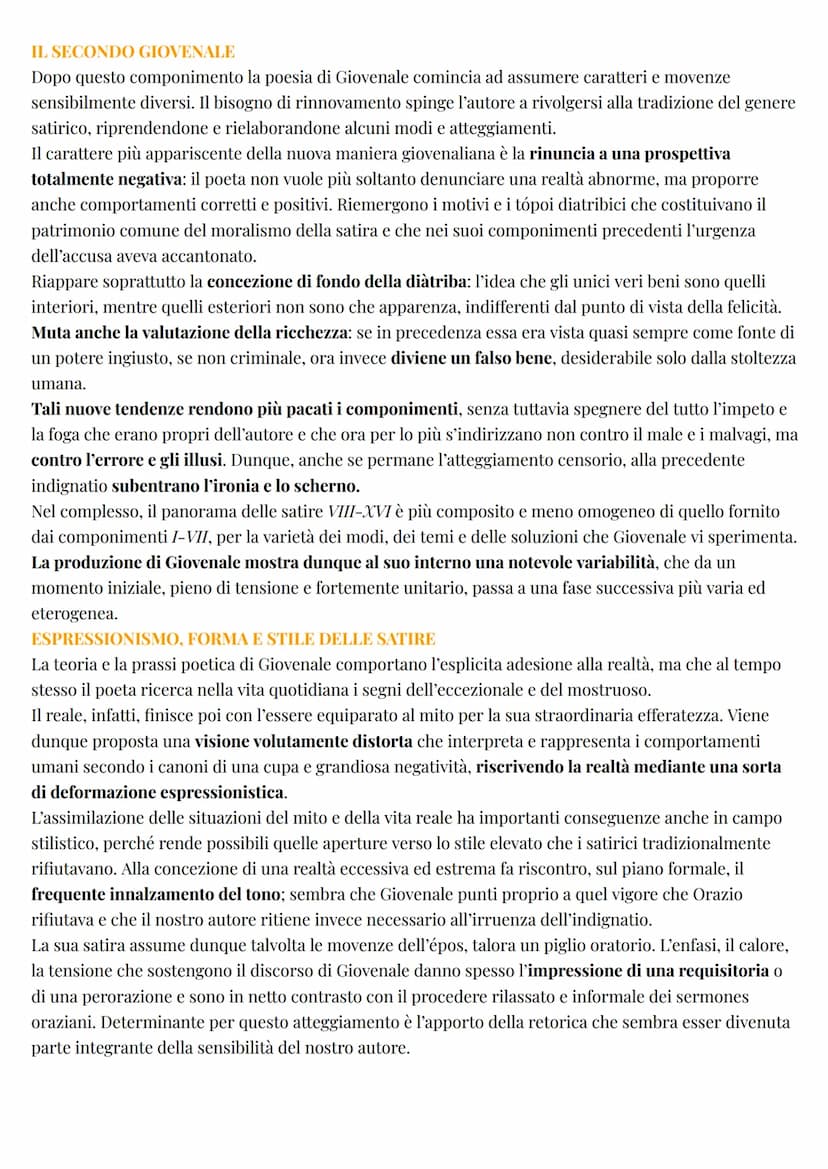 Latino
Giovenale
LA VITA E LA CRONOLOGIA DELLE OPERE
Giovenale nacque quasi sicuramente ad Aquino, nel Lazio meridionale. La data di nascita