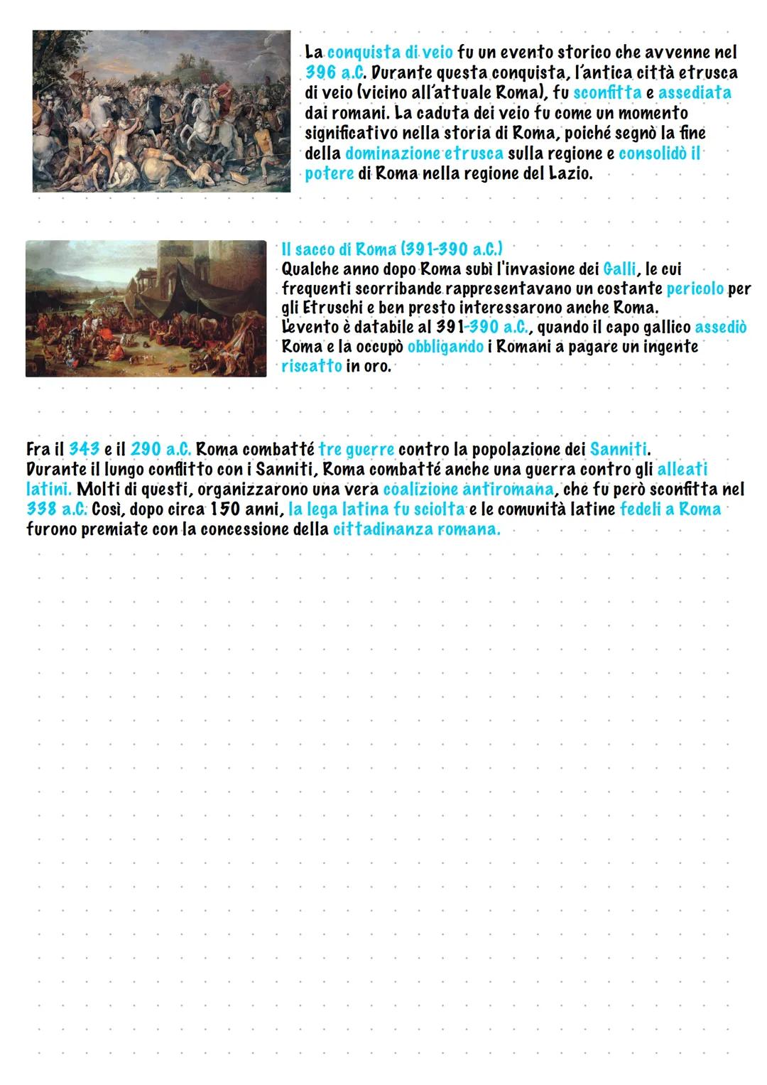 GEOSTORIA
LA PRIMA ESPANSIONE ROMANA (v sec. a.C.)
Veio
Conopista dell'Italia
Tevere
ETRUSCHI Fidene
ROMA X
Mar
Tirreno
SABINI
Lago Preneste