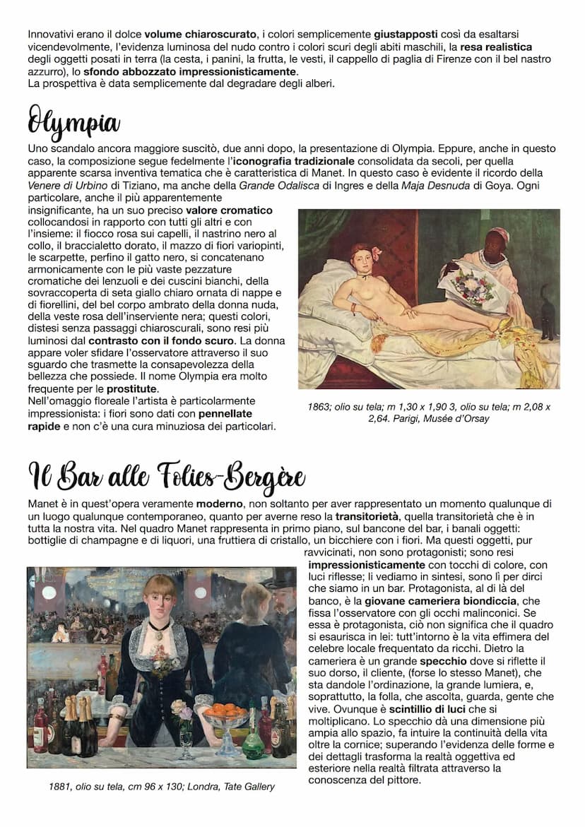 Édouard Manet
Nato a Parigi nel 1832 è considerato come il principale esponente del gruppo di Batignolles, il rinnovatore
della pittura fran