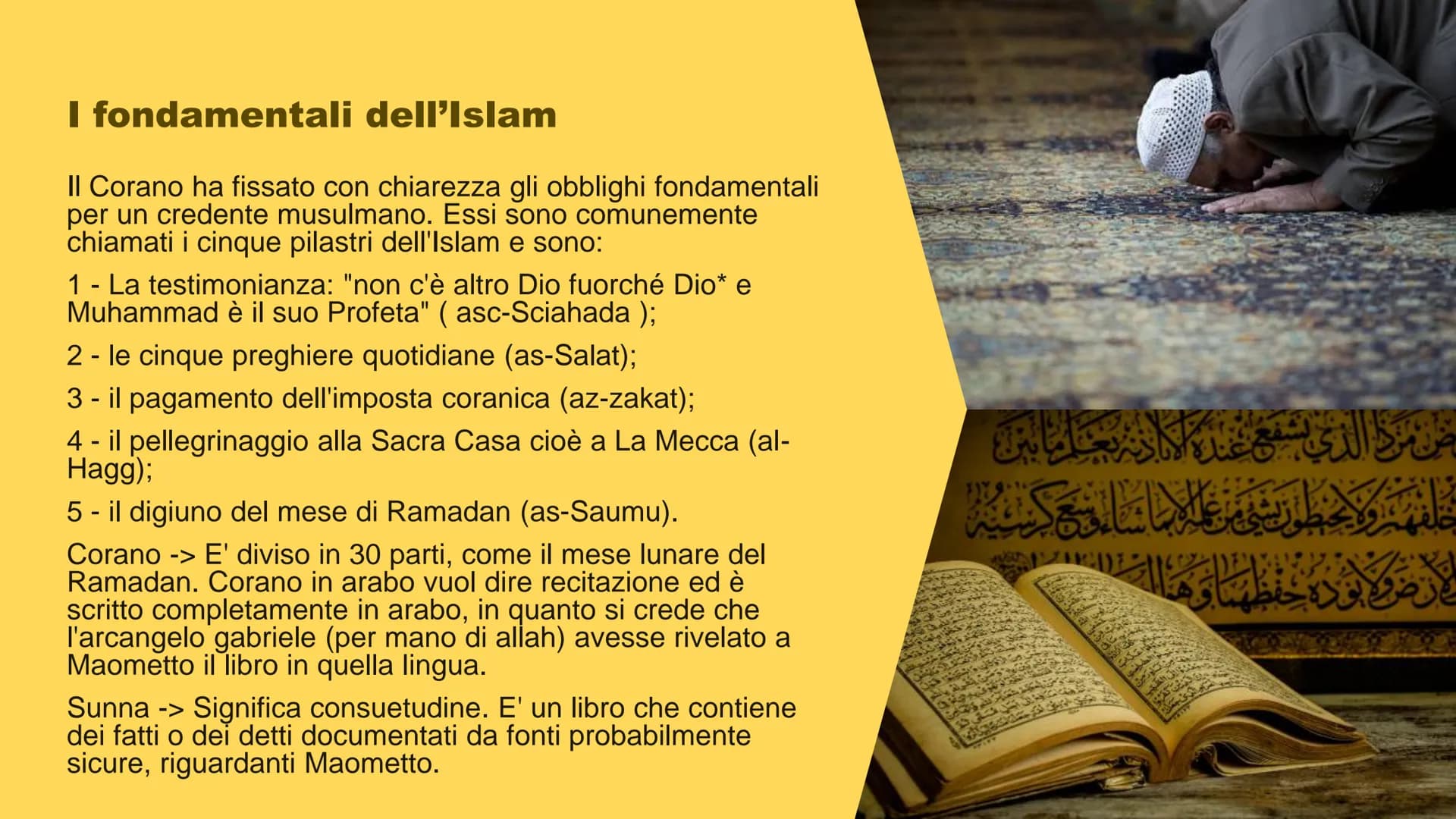 L'ISLAM L'ISLAM
L'Islam è la seconda religione più diffusa al mondo, con
oltre 1,8 miliardi di fedeli.
Le diverse aree culturali, toccate da
