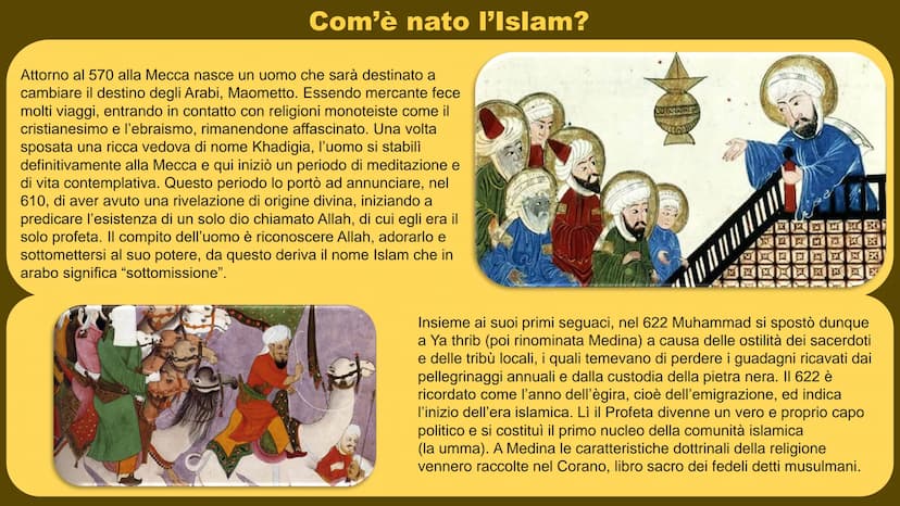 L'ISLAM L'ISLAM
L'Islam è la seconda religione più diffusa al mondo, con
oltre 1,8 miliardi di fedeli.
Le diverse aree culturali, toccate da