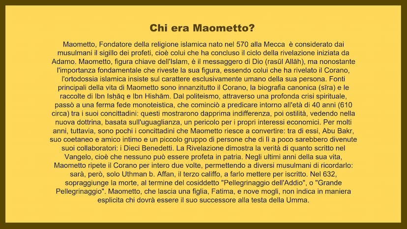 L'ISLAM L'ISLAM
L'Islam è la seconda religione più diffusa al mondo, con
oltre 1,8 miliardi di fedeli.
Le diverse aree culturali, toccate da