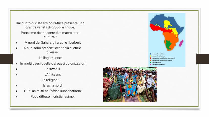 L'AFRICA l'Africa è il terzo continente per dimensioni
dopo l'Asia e le Americhe.
Le coste dell'Africa sono bagnate a ovest
dall'oceano Atla