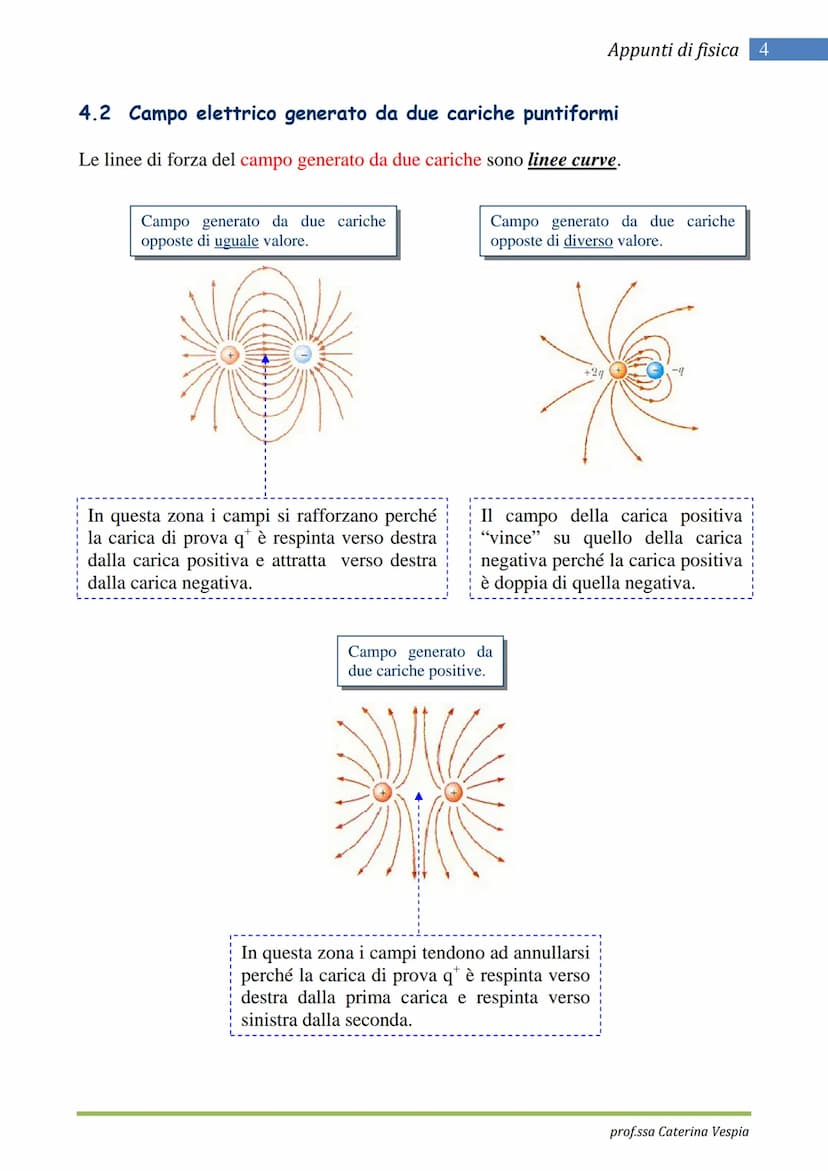 CAMPO ELETTRICO
Si definisce campo elettrico (o elettrostatico) una qualunque regione dello spazio
nella quale si manifestano azioni su cari