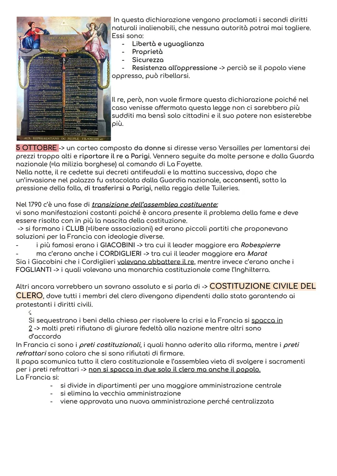 LA
Situazione della Francia prima della rivoluzione:
Era un paese prevalentemente agricolo -> l'80% della popolazione erano contadini e
molt