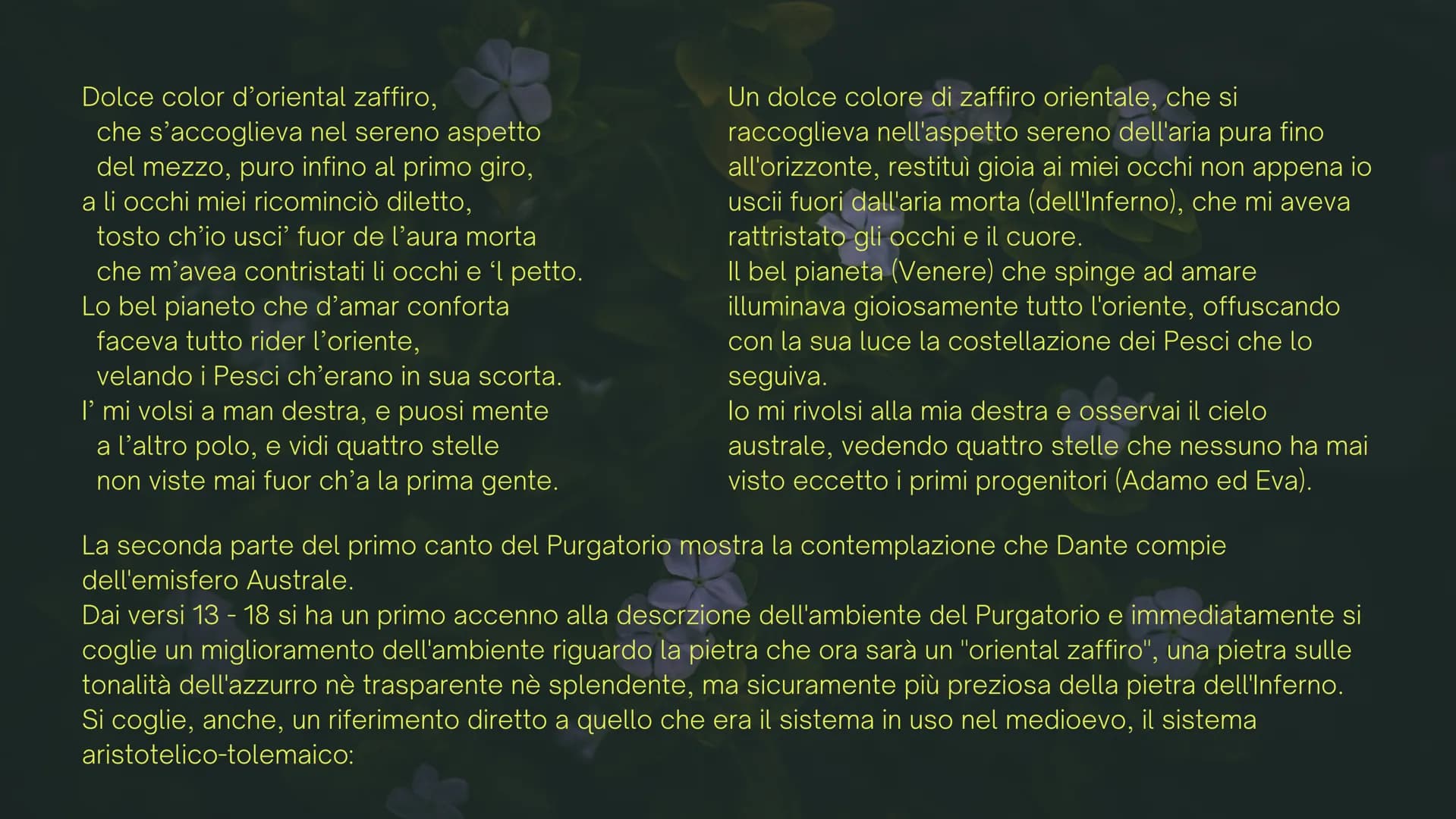 PURGATORIO
Canto I
Divina Commedia Per correr miglior acque alza le vele
omai la navicella del mio ingegno,
che lascia dietro a sé mar sì cr