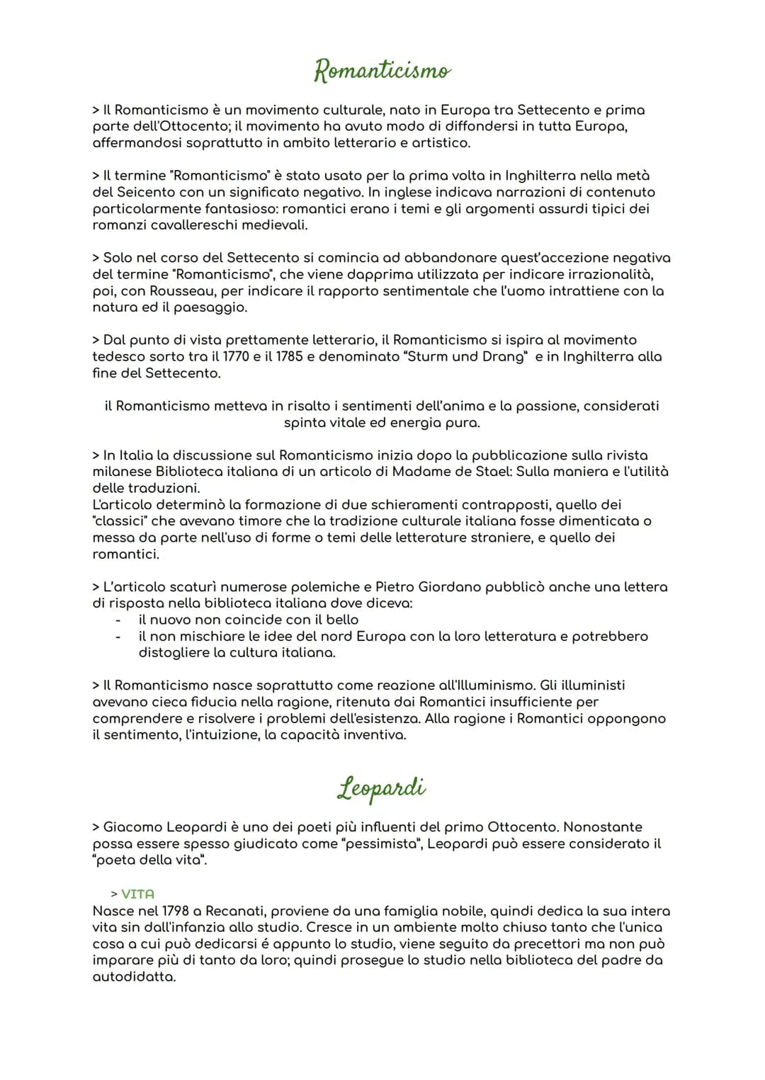 Programma maturità italiano 