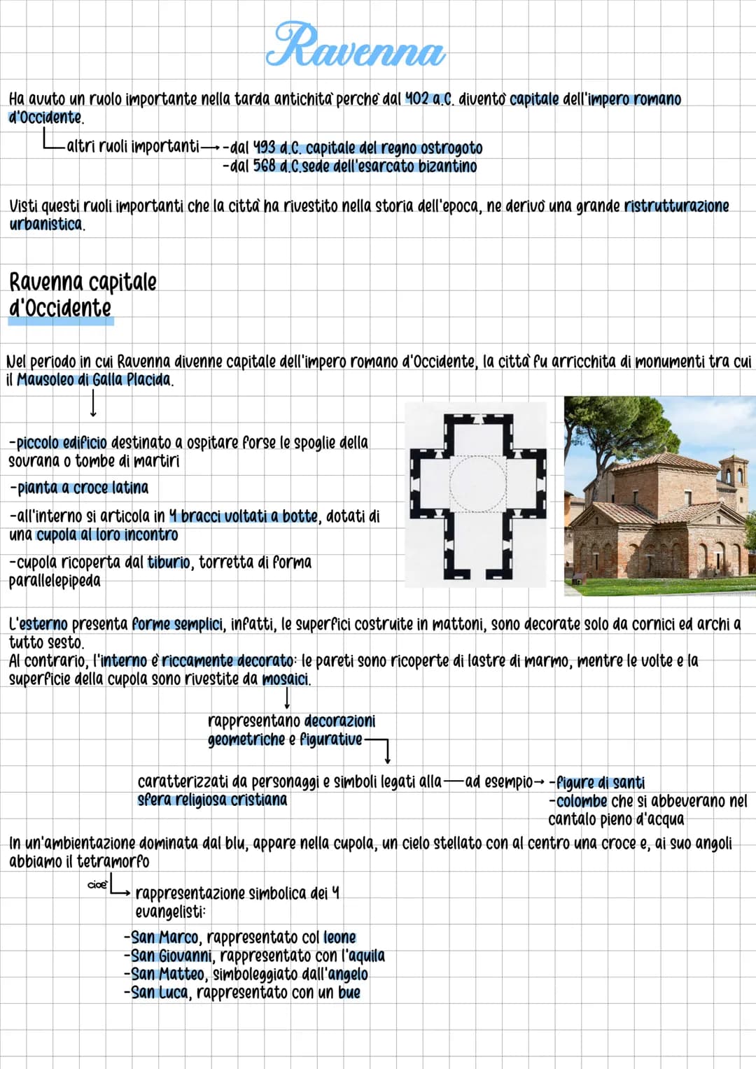 Ravenna
Ha avuto un ruolo importante nella tarda antichità perche dal 402 a.C. divento capitale dell'impero romano
d'Occidente.
Laltri ruoli