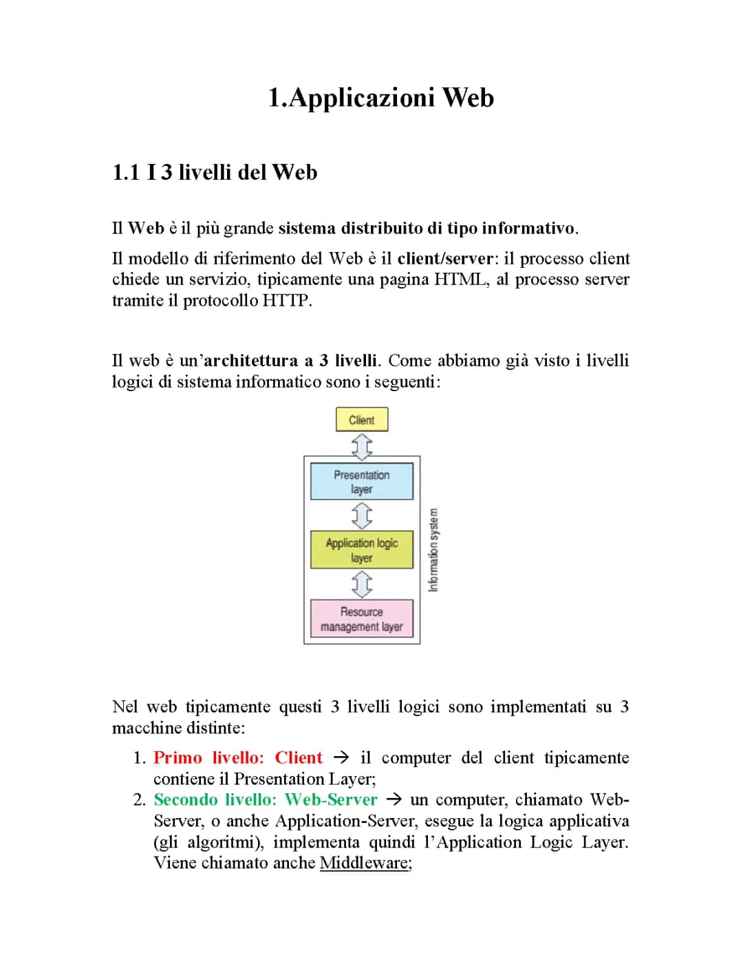 Scopri l'Architettura Client-Server a 3 Livelli e le Differenze tra Siti Statici e Dinamici