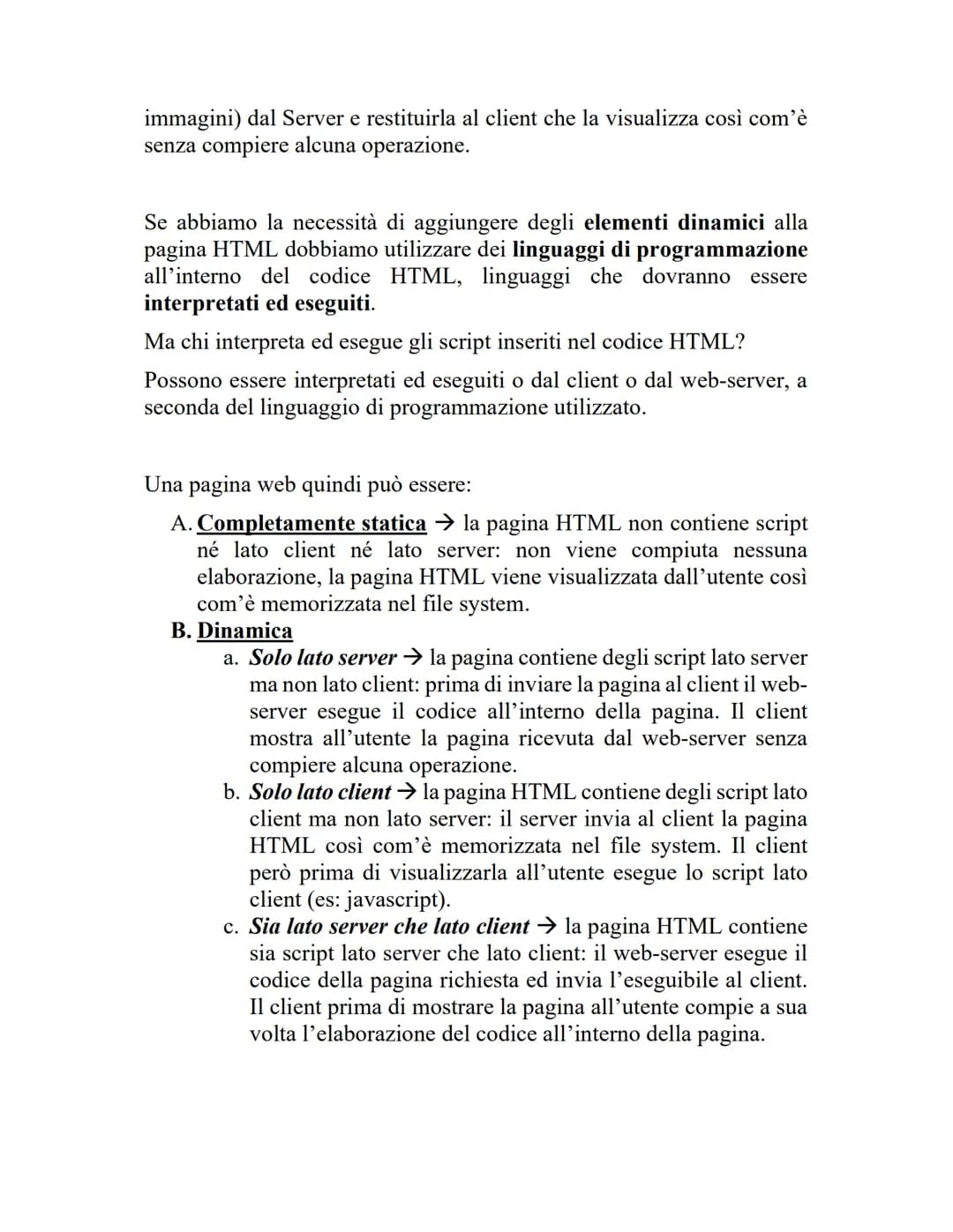 1.Applicazioni Web
1.1 I 3 livelli del Web
Il Web è il più grande sistema distribuito di tipo informativo.
Il modello di riferimento del Web