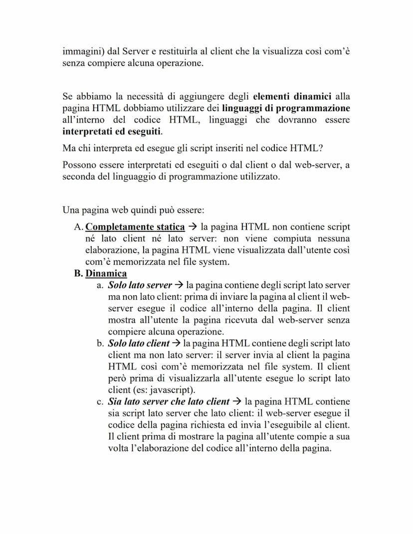 1.Applicazioni Web
1.1 I 3 livelli del Web
Il Web è il più grande sistema distribuito di tipo informativo.
Il modello di riferimento del Web
