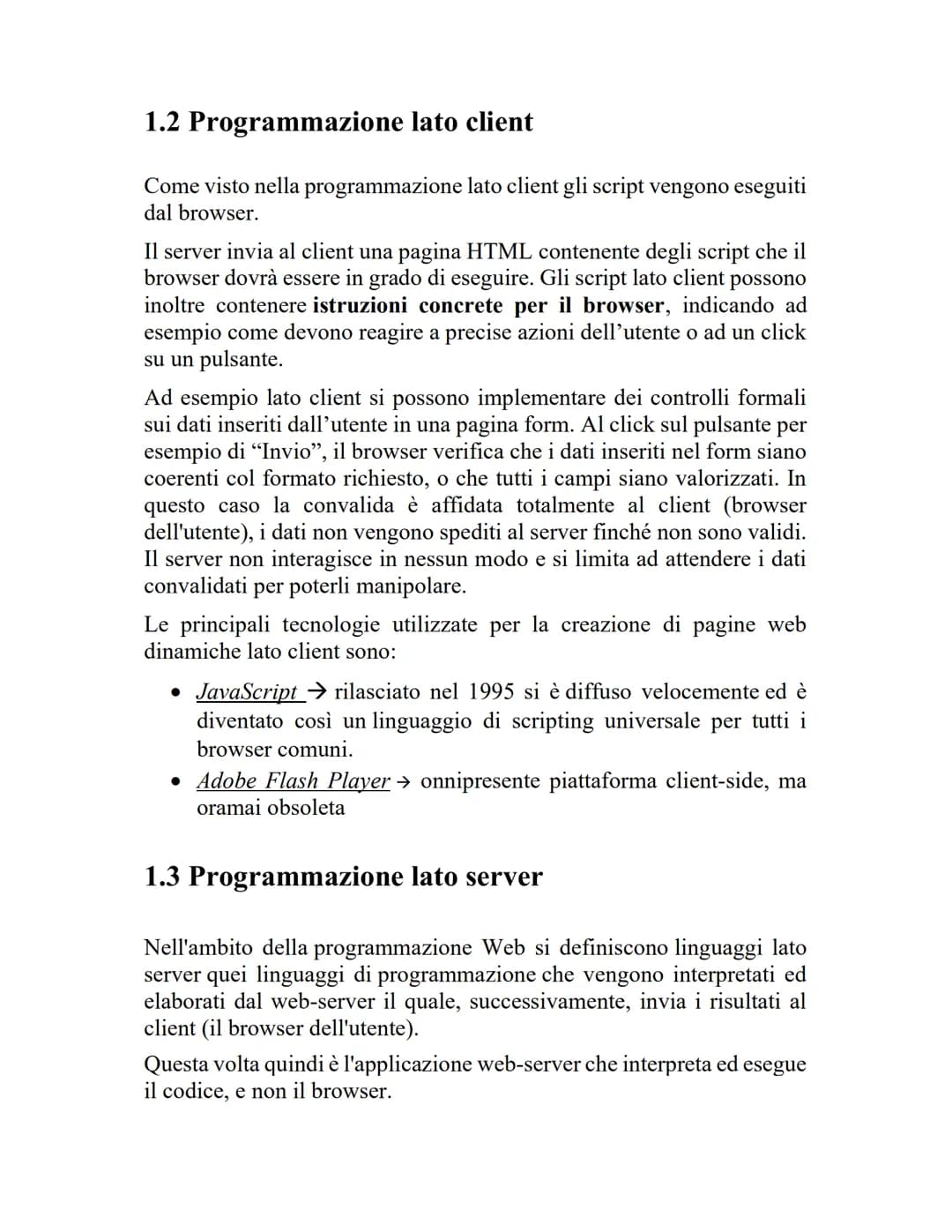 1.Applicazioni Web
1.1 I 3 livelli del Web
Il Web è il più grande sistema distribuito di tipo informativo.
Il modello di riferimento del Web