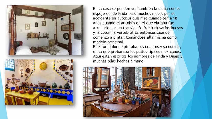 DRES
P
MUSEO
FRIDA KAHLO LA CASA AZUL
El Museo Frida Kahlo está ubicado en la calle de
Londres 247, en uno de los barrios más antiguos de la