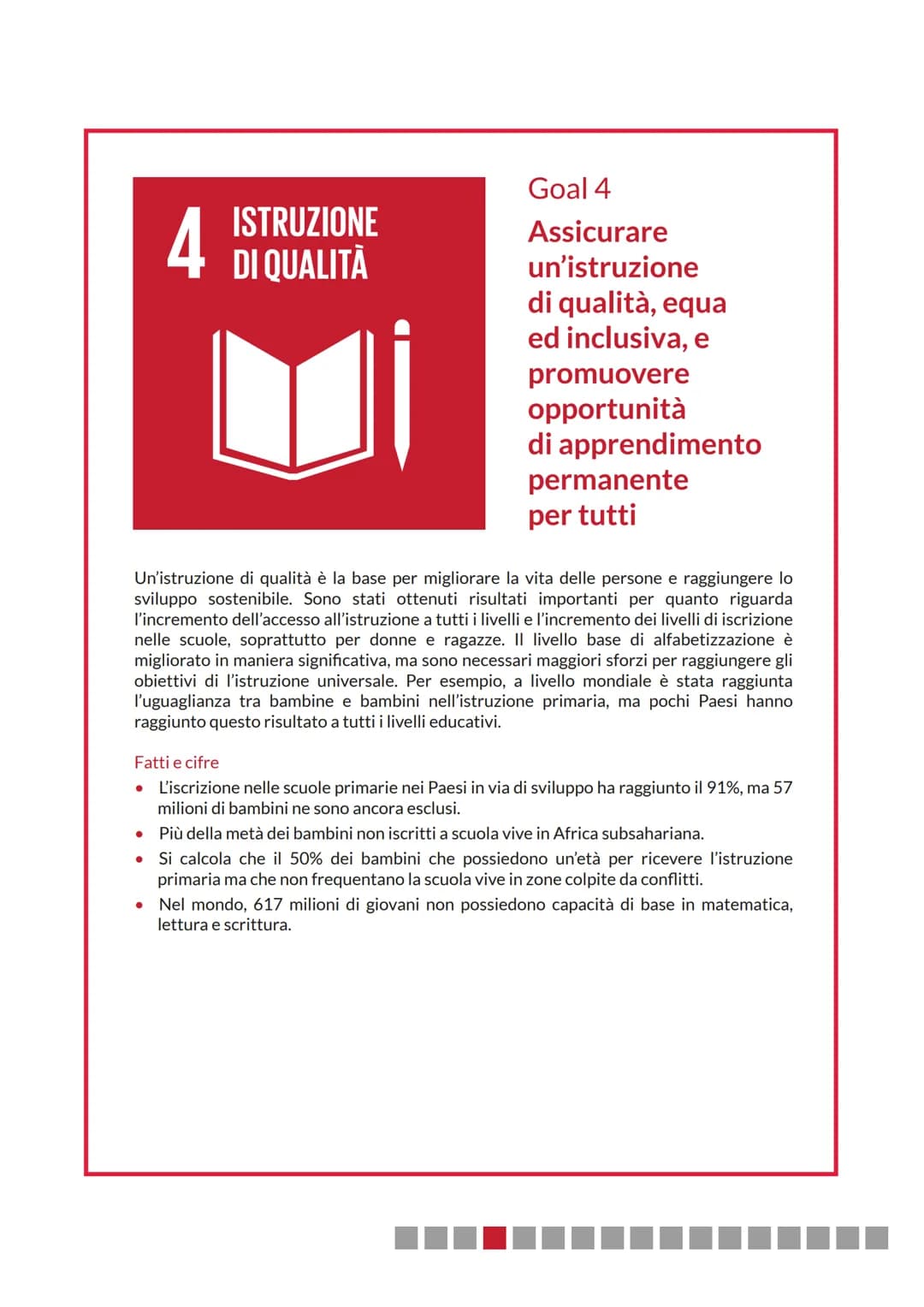 sss
0+
84
ASVIS
Alleanza Italiana
per lo Sviluppo
Sostenibile
L'Agenda 2030 dell'Onu
e gli Obiettivi
di Sviluppo Sostenibile
Fatti e cifre L