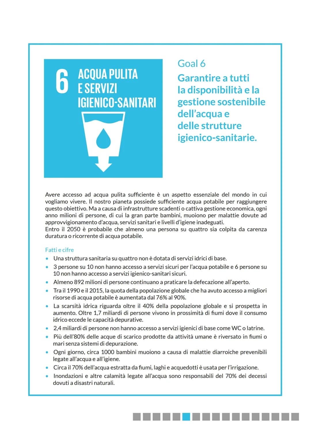 sss
0+
84
ASVIS
Alleanza Italiana
per lo Sviluppo
Sostenibile
L'Agenda 2030 dell'Onu
e gli Obiettivi
di Sviluppo Sostenibile
Fatti e cifre L