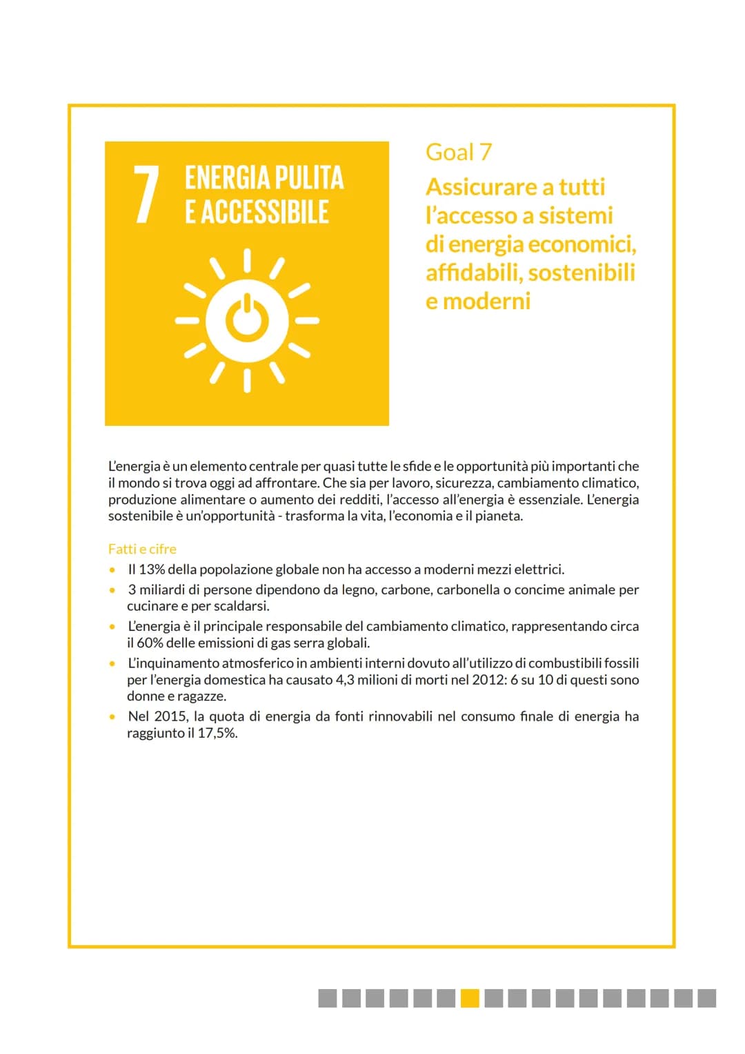 sss
0+
84
ASVIS
Alleanza Italiana
per lo Sviluppo
Sostenibile
L'Agenda 2030 dell'Onu
e gli Obiettivi
di Sviluppo Sostenibile
Fatti e cifre L