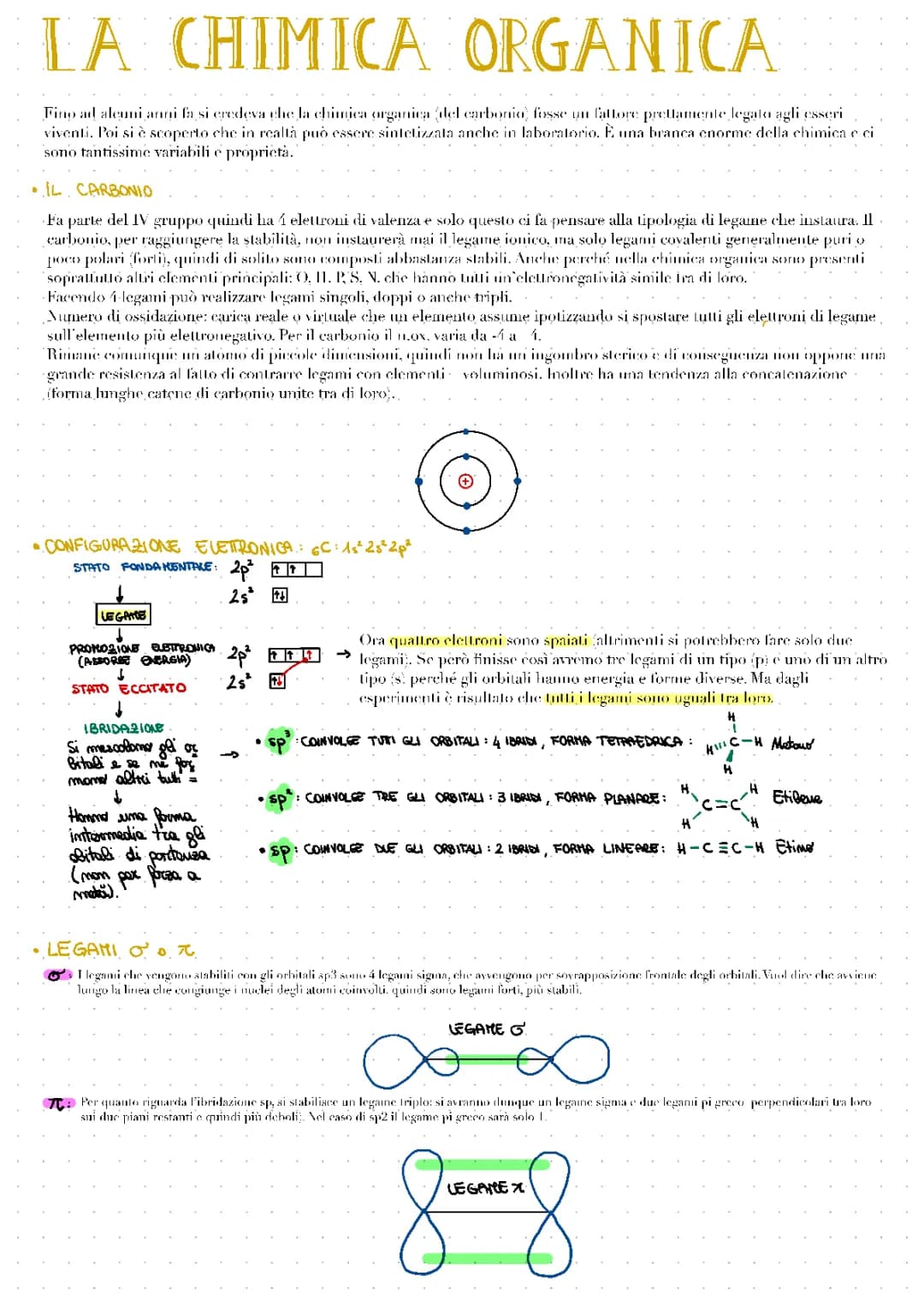 Introduzione alla Chimica Organica: Fondamenti, Modelli Molecolari e Formulario PDF Gratis