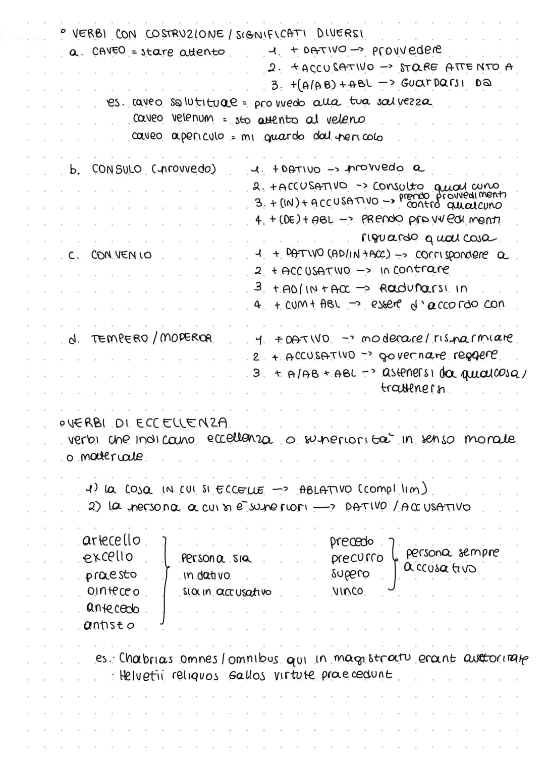 SINTASSI DEI CASI
NOMINATIVO
DOPPIO NOMINATIVO
quando da uno stesso verbo dipendono 2 Nominativi, I in qualità di cps e l in
qualità di sogg