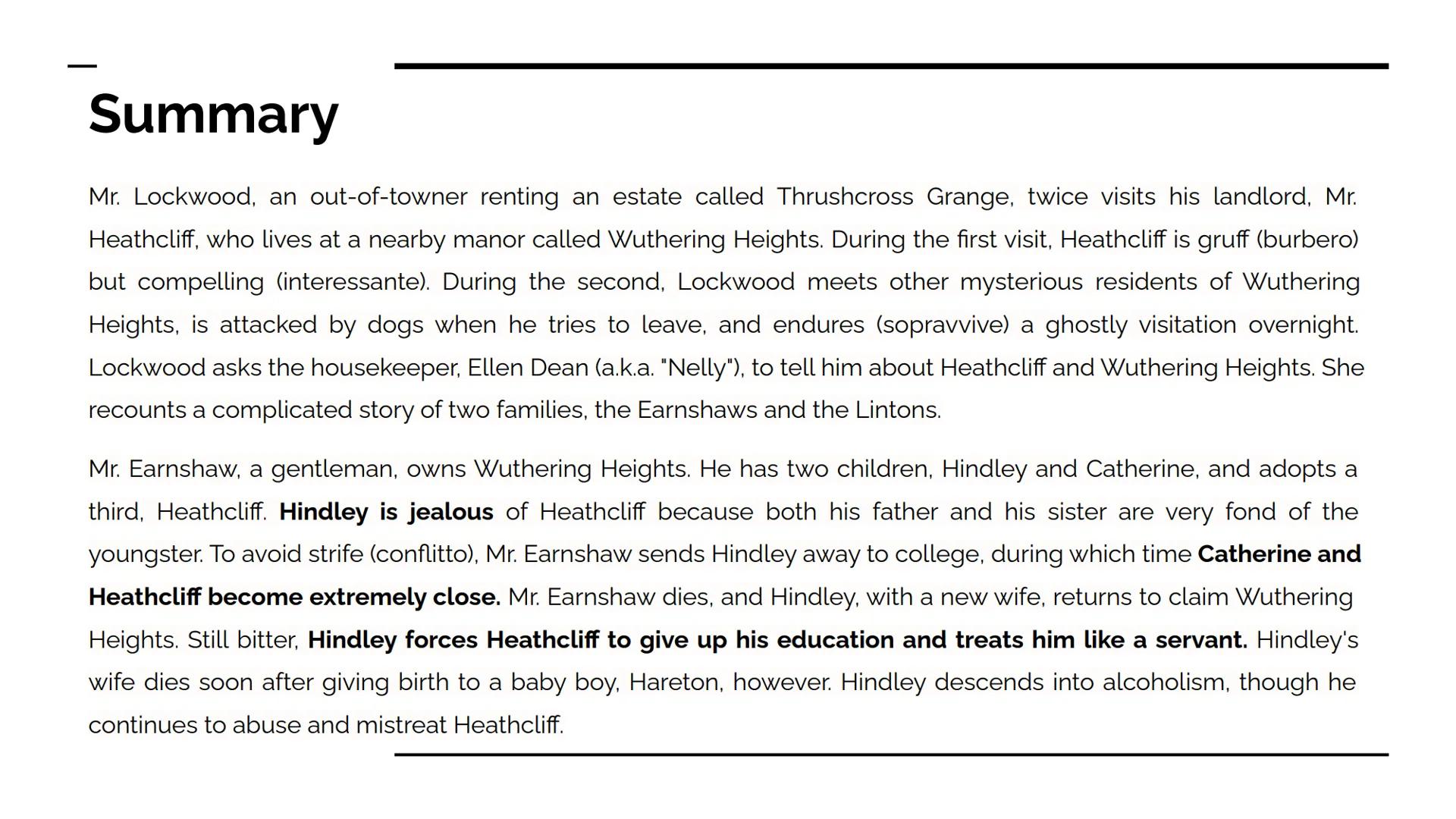 a Penguin Book
3/6
Wuthering Heights
Emily Brontë
Fandomiers
Wuthering Heights
Emily Brontë Summary
Mr. Lockwood, an out-of-towner renting a