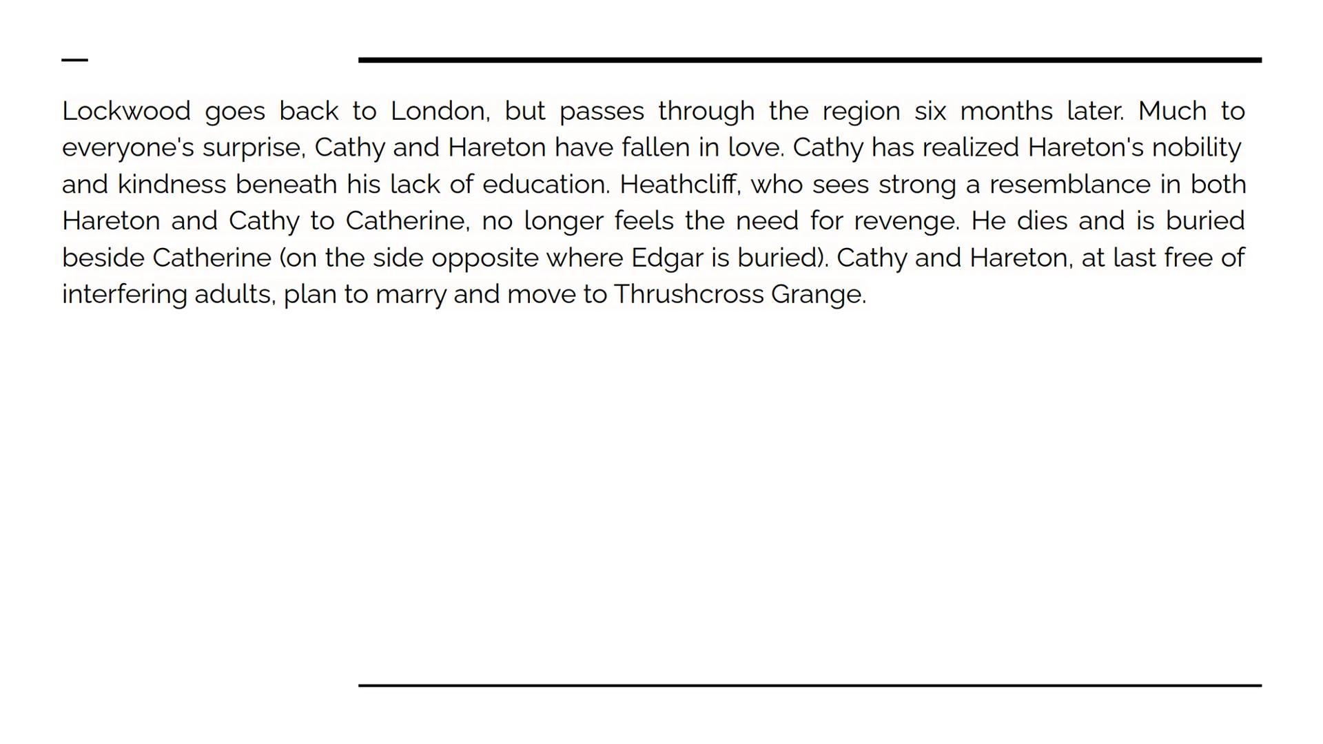 a Penguin Book
3/6
Wuthering Heights
Emily Brontë
Fandomiers
Wuthering Heights
Emily Brontë Summary
Mr. Lockwood, an out-of-towner renting a