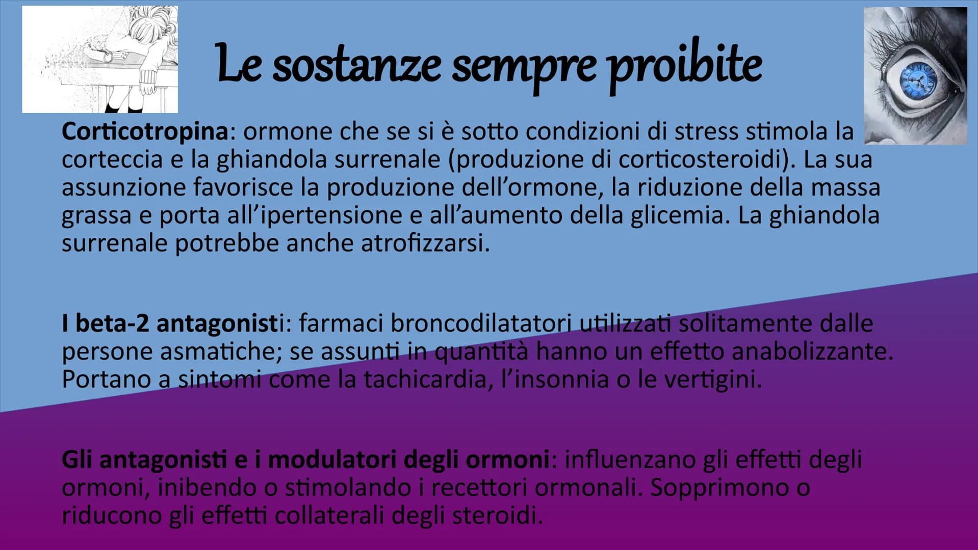 Il Doping nello Sport Il doping è una pratica in cui
vengono utilizzate sostanze o
sfruttati metodi che
minacciano la salute (possono
portar