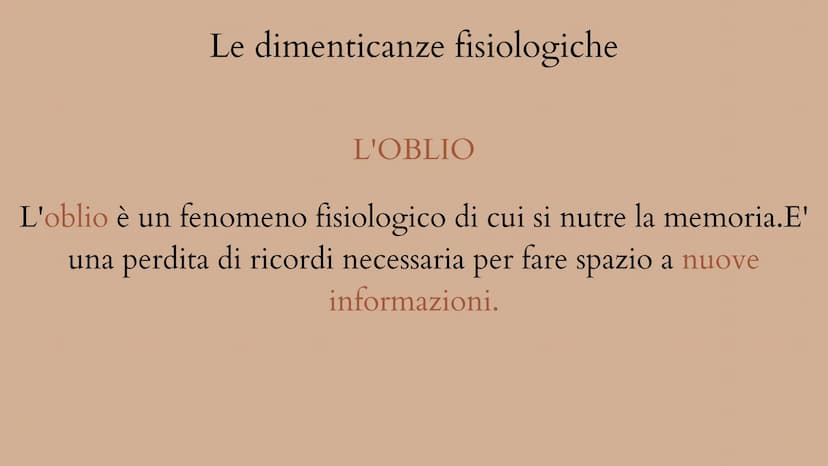 La memoria Che cos'è la memoria?
La memoria è un'attività di base svolta dalla mente incaricata di
conservare dati,come idee,sensazioni,avve