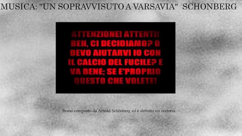 W
SHOAH
RICERCA DI ILARIA 3°A coggle
Storia:
lo sterminio degli ebrei
se questo è un uomo
STE
SHOAH
made for free areligione:
Ebraismo
Tecno