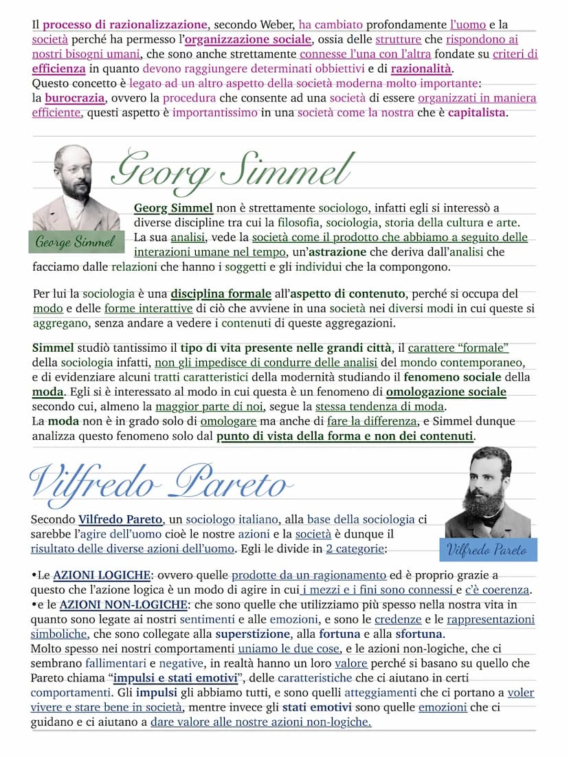I classici della sociologia
I classici sono quelli autori che hanno messo le basi nella materia,
Auguste Comte
cioè hanno quindi elaborato i