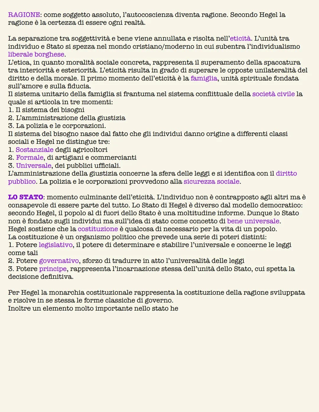 HEGEL
Hegel fu il filosofo più famoso del suo tempo e di riferimento per tutta l'Europa. Crea
l'ultimo sistema filosofico della storia occid