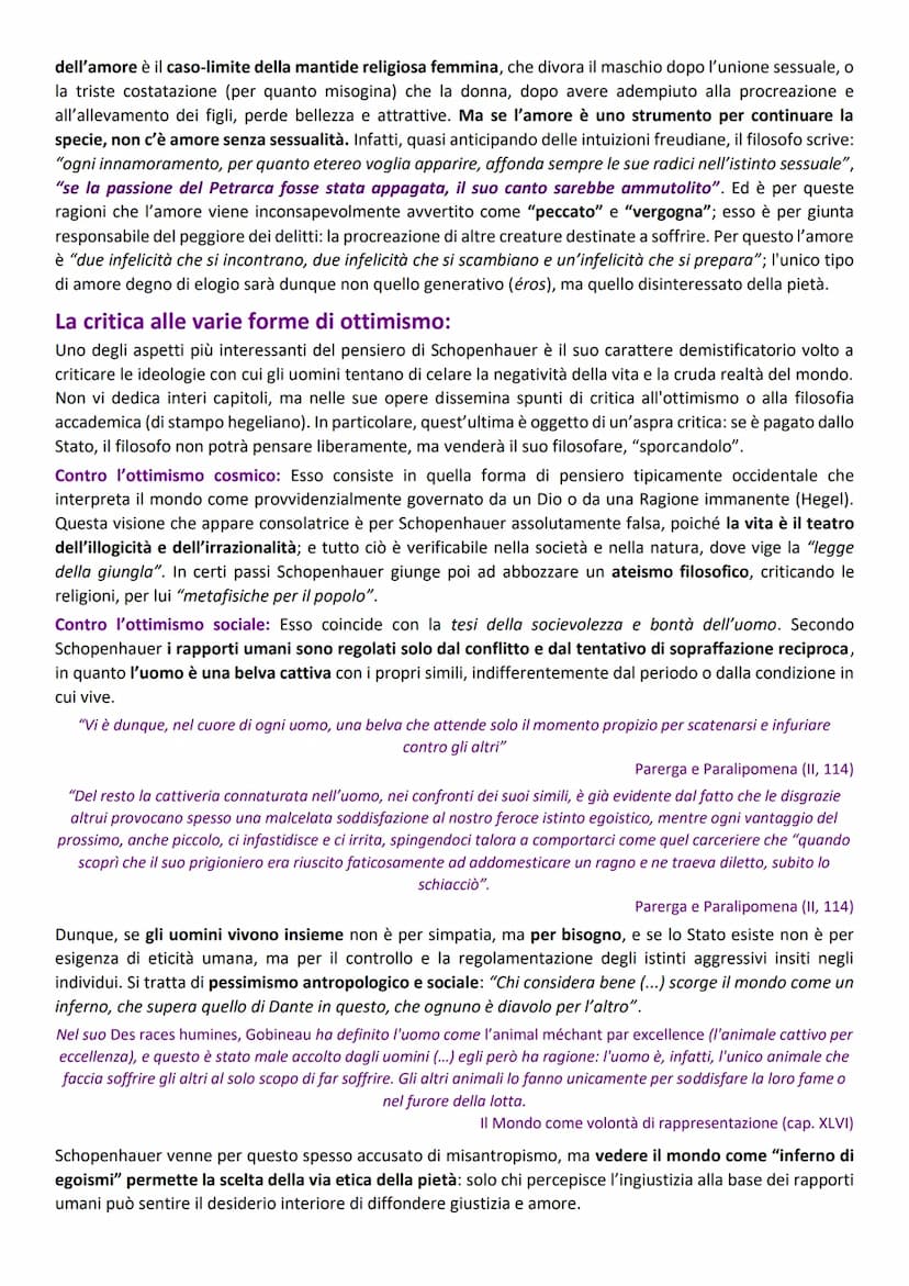 Arthur Schopenhauer
Biografia e Opere:
Arthur Schopenhauer nacque a Danzica nel 1788. Figlio di un ricco
banchiere e di una scrittrice, all'