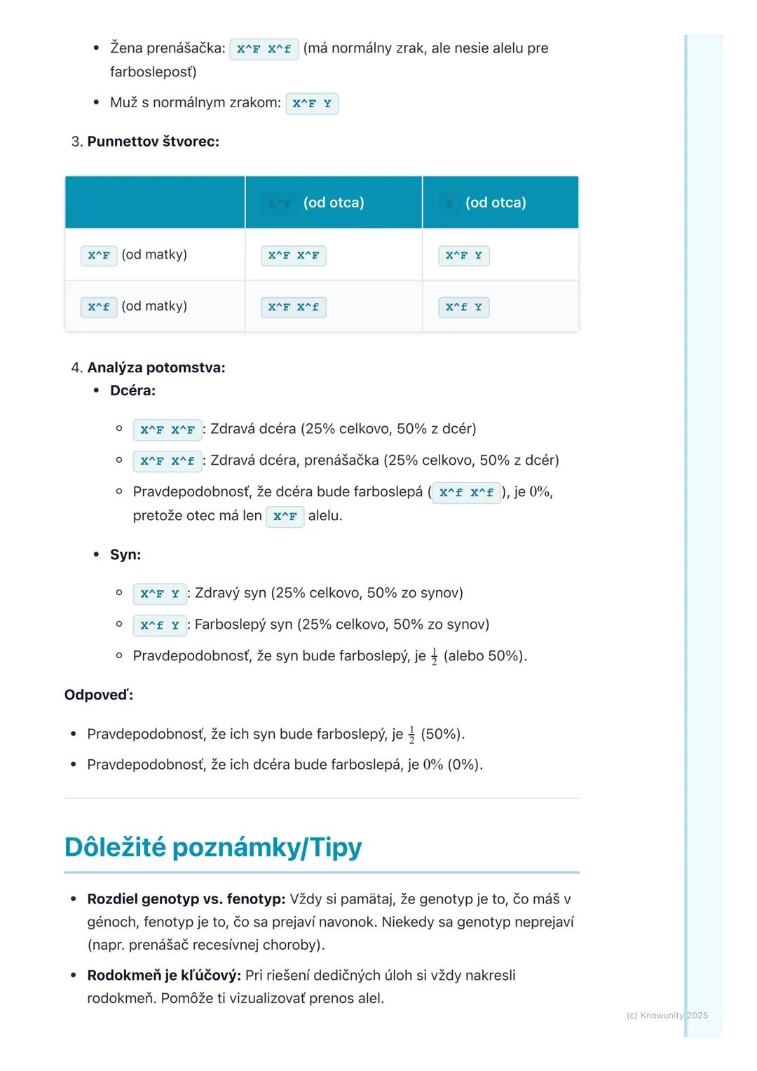 # Genetika človeka

Prehľad/Úvod

Genetika človeka je fascinujúca oblasť biológie, ktorá sa zaoberá štúdiom
dedičnosti u ľudí. Pomáha nám po