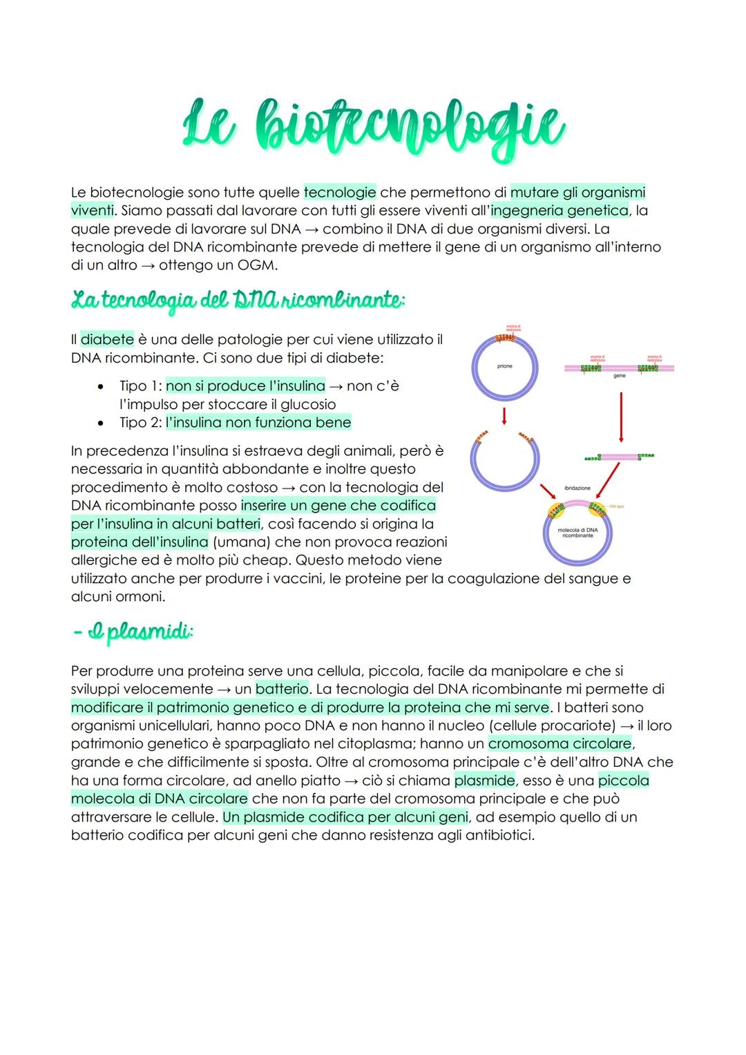 # Le biotecnologie

Le biotecnologie sono tutte quelle tecnologie che permettono di mutare gli organismi
viventi. Siamo passati dal lavorare