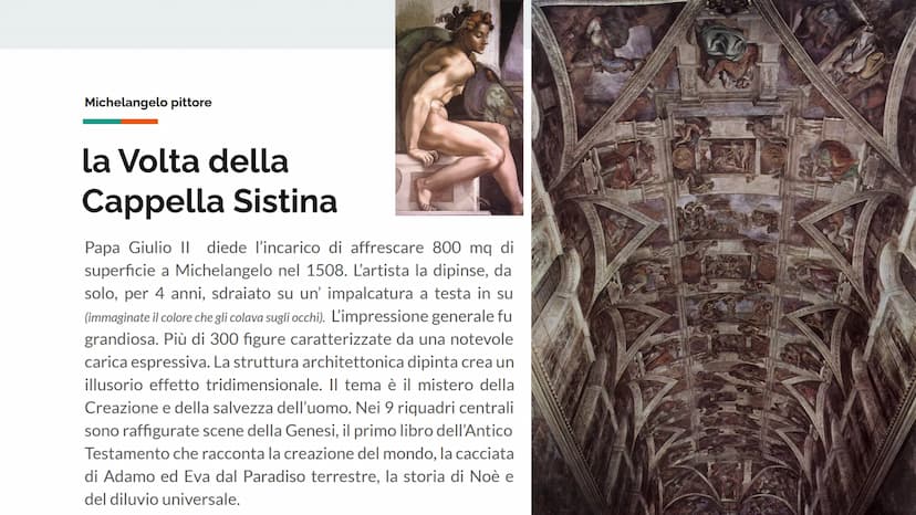 IL RINASCIMENTO
MICHELANGELO
BUONARROTI
SCULTORE, PITTORE, ARCHITETTO Il Rinascimento
PITTURA
SCULTURA
ARCHITETTURA
IL RINASCIMENTO
ROMA
RAF