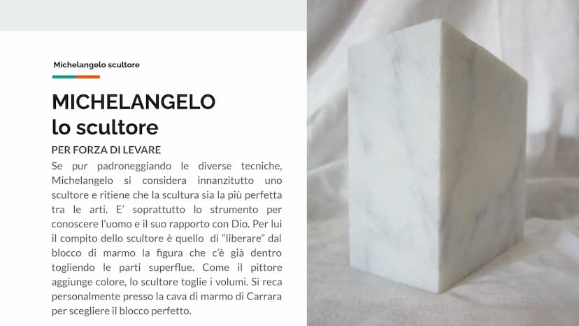 IL RINASCIMENTO
MICHELANGELO
BUONARROTI
SCULTORE, PITTORE, ARCHITETTO Il Rinascimento
PITTURA
SCULTURA
ARCHITETTURA
IL RINASCIMENTO
ROMA
RAF