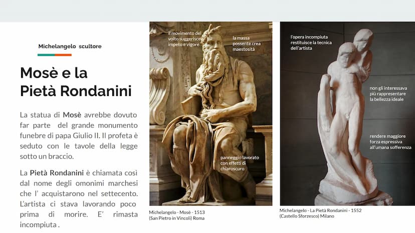 IL RINASCIMENTO
MICHELANGELO
BUONARROTI
SCULTORE, PITTORE, ARCHITETTO Il Rinascimento
PITTURA
SCULTURA
ARCHITETTURA
IL RINASCIMENTO
ROMA
RAF