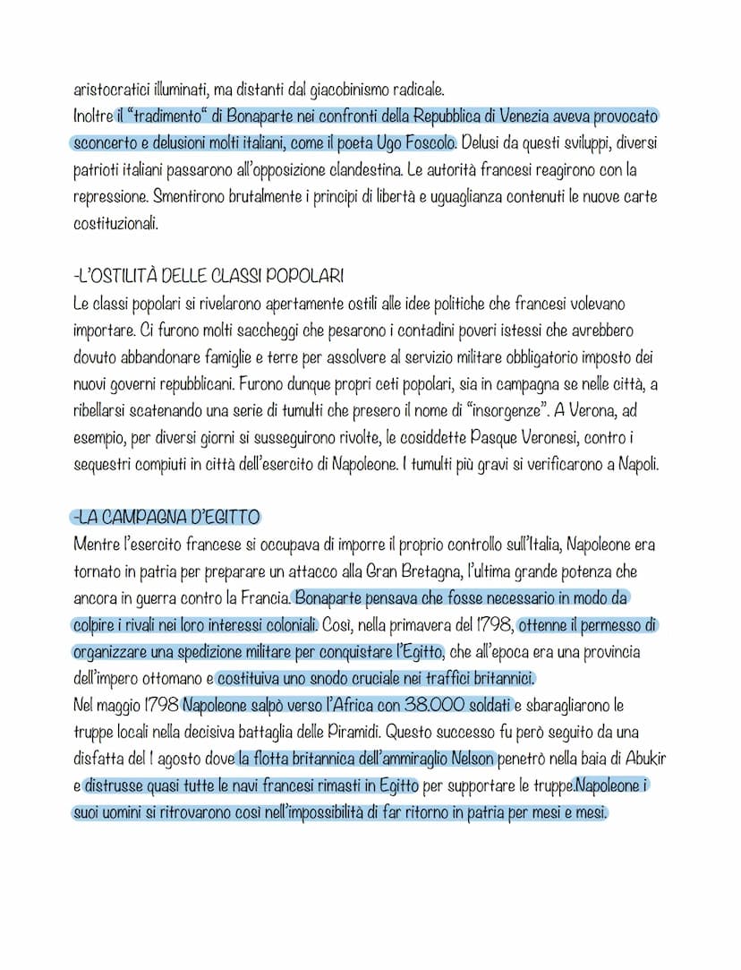 NAPOLEONE
La fase termidoriana rappresentò il periodo più turbolento della rivoluzione francese. Con la sua
conclusione ebbe iniziano nuova 