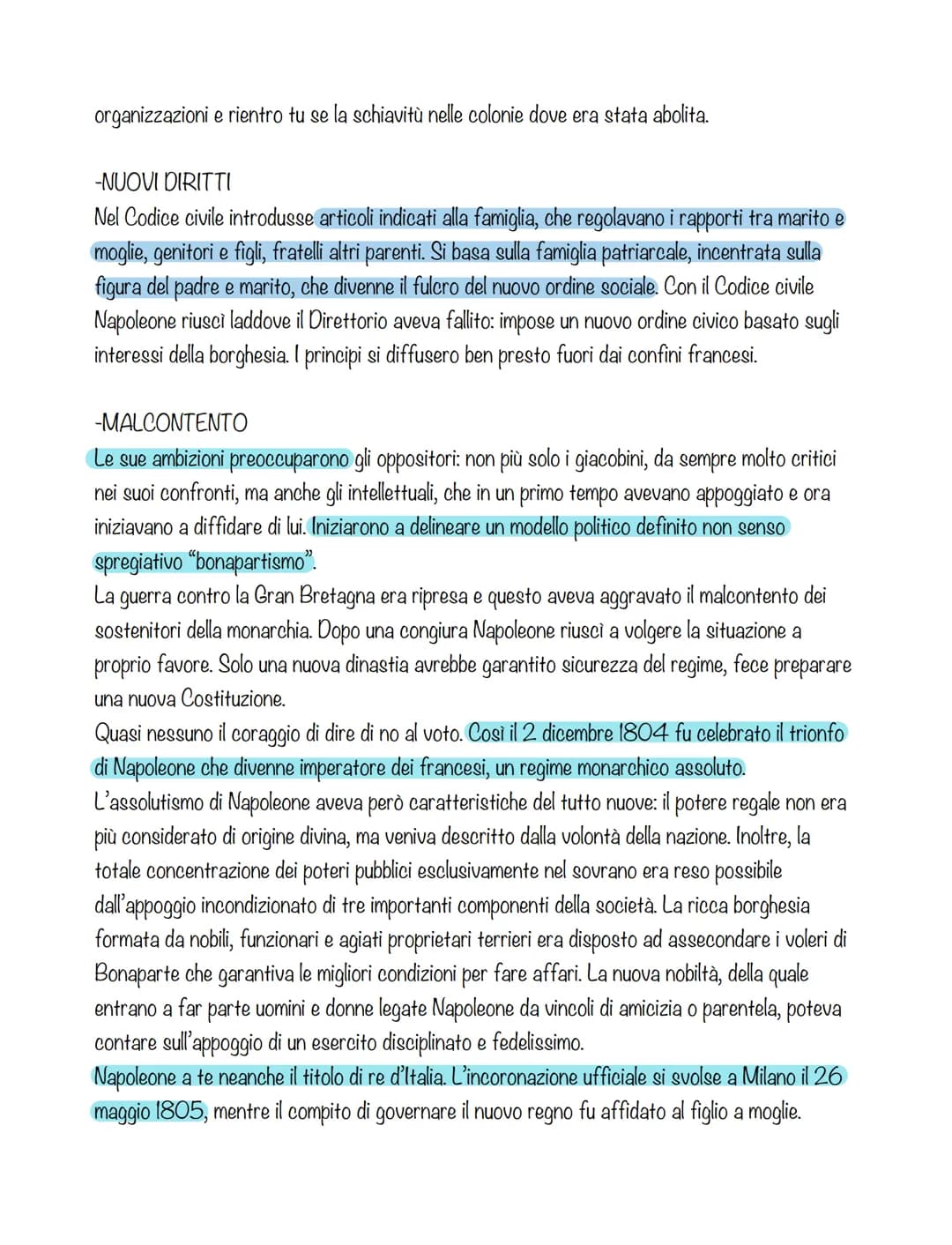 NAPOLEONE
La fase termidoriana rappresentò il periodo più turbolento della rivoluzione francese. Con la sua
conclusione ebbe iniziano nuova 